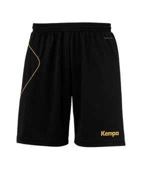 Kempa Curve Short Hose kurz Kids Schwarz Gold F05 - schwarz