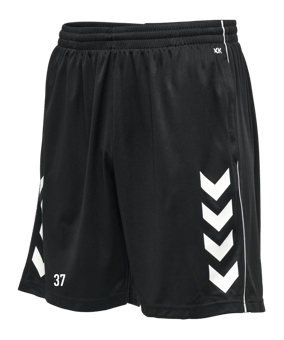 Hummel hmlCORE XK Poly Coach Short Schwarz F2001