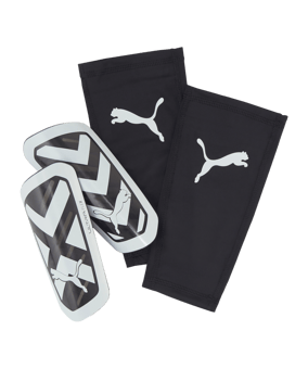 PUMA ULTRA Flex Sleeve Schienbeinschoner Eclipse Schwarz Weiss F03 - schwarz