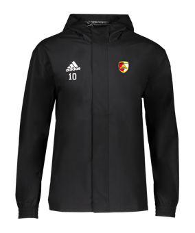 Veste tout temps enfants adidas Entrada 22 noir 