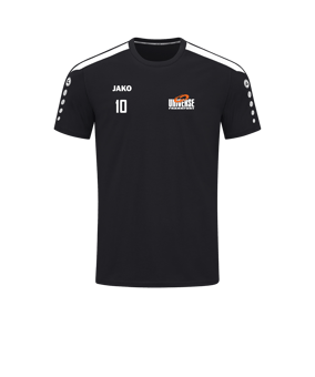JAKO Power T-Shirt Schwarz Weiss F800