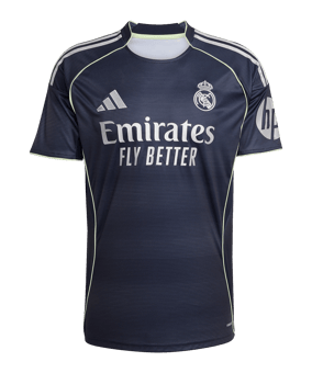 adidas Real Madrid Trikot Away 2025/2026 Blau - blau