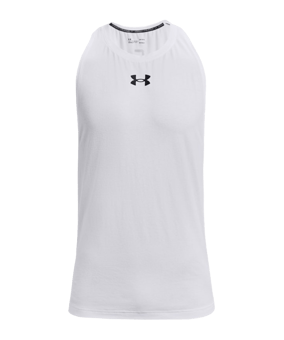 Under Armour Baseline Cotton Tanktop Weiss F100 - weiss