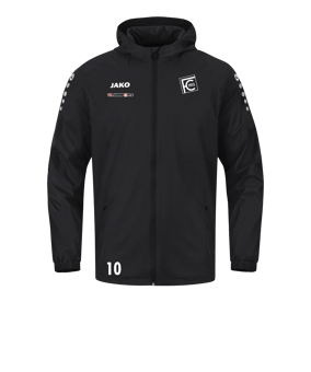 JAKO Team 2.0 Allwetterjacke Kids Schwarz F800