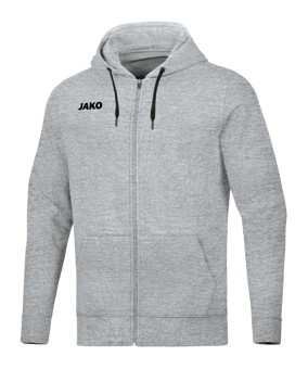 JAKO Base Kapuzenjacke Kids Grau F41 - grau