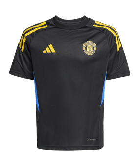 adidas Manchester United Cup Training Trikot 2025/2026 Kids Schwarz - schwarz