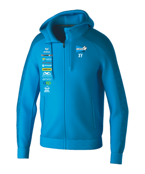 Erima EVO STAR Kapuzenjacke Blau