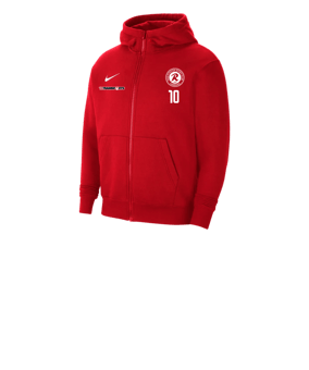 Nike Park 20 Fleece Kapuzenjacke Kids Rot F657