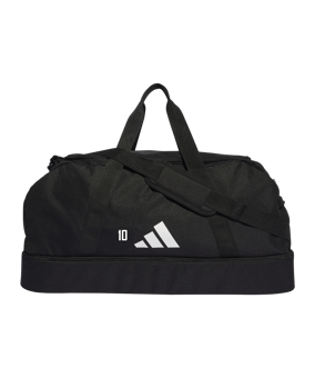 adidas Tiro League Duffel Bag Gr. L Schwarz Weiss