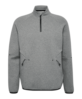 Hummel Tech Fleece Halfzip Sweatshirt Grau F2006 - grau