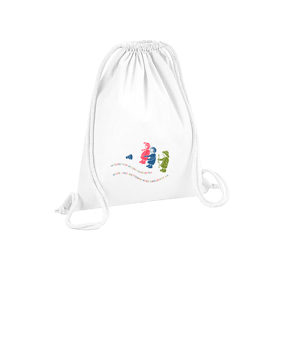 Merch Organic Premium Cotton Gymsack White