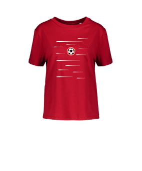 Merch Muser T-Shirt Women Red | #lines