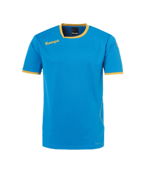 Kempa Curve Trikot T-Shirt Kids Blau Gold F03 - blau