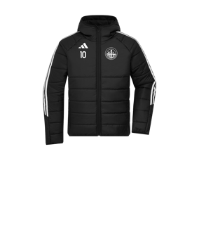adidas Tiro 24 Winterjacke Kids Schwarz Weiss