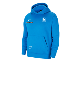 Nike Park 20 Fleece Hoody Kids Blau Weiss F463