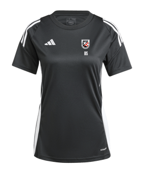 adidas Tiro 24 Trikot Damen Schwarz Weiss