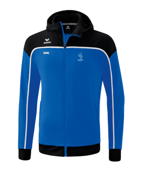 Erima Change by Kapuzenjacke Kids Blau Schwarz