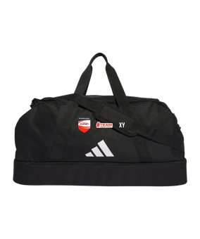 adidas Tiro League Duffel Bag Gr. L Schwarz Weiss