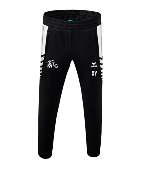 Erima Six Wings Worker Hose Kids Schwarz Weiss