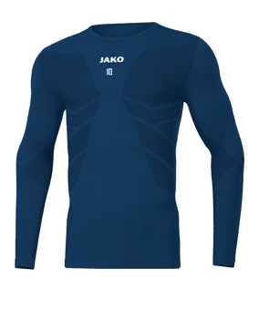 JAKO Comfort 2.0 langarm Kids Blau F09