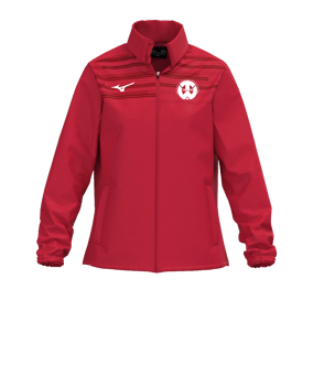 Mizuno Chiba Micro Trainingsjacke Damen Rot F62