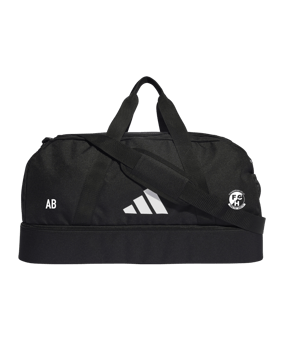adidas Tiro League Duffel Bag Gr. M Schwarz Weiss