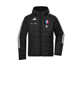 adidas Tiro 24 Winterjacke Kids Schwarz Weiss