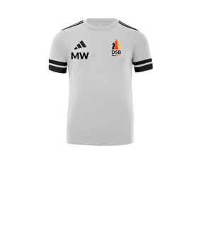 adidas Squadra 25 Trikot Kids Weiß Schwarz