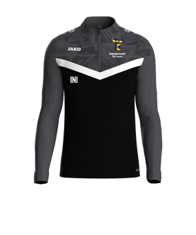 JAKO Iconic HalfZip Sweatshirt Schwarz F801