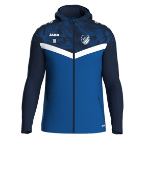 JAKO Iconic Kapuzenjacke Blau F403