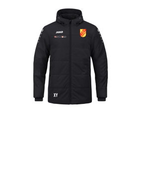 JAKO Team Coach Kapuzenjacke Kids Schwarz F800
