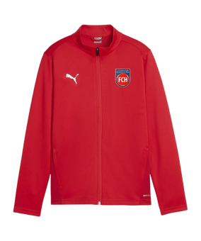 PUMA 1.FC Heidenheim Trainingsjacke Kids Rot F01 - rot