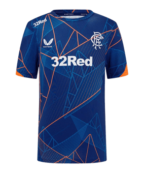 Castore Glasgow Rangers League Matchday T-Shirt Blau F033 - blau