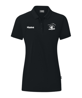 JAKO Organic Polo Shirt Damen Schwarz F800