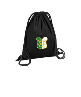 Merch Organic Premium Cotton Gymsack Black | #logo4c