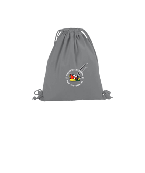 Merch Organic Premium Cotton Gymsack Light Grey | #logo4c