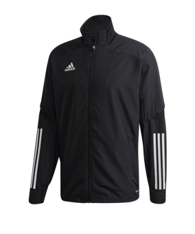 adidas Condivo 20 Präsentationsjacke Schwarz Weiss - schwarz