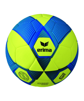 Erima Hybrid Indoor Trainingsball Gelb Blau - gelb