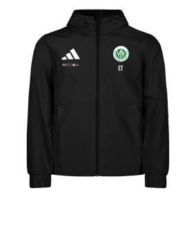 adidas Entrada 26 Regenjacke Schwarz
