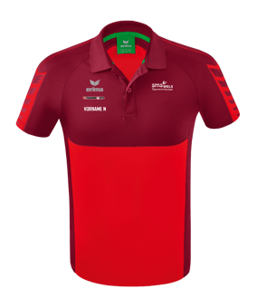 Erima Six Wings Poloshirt Rot