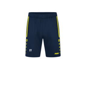 JAKO Allround Trainingsshort Blau Gelb F904