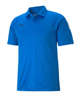 PUMA teamLIGA Sideline Polo Blau F02 - blau
