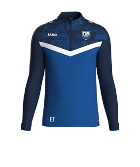 JAKO Iconic HalfZip Sweatshirt Kids Blau F403