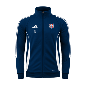 adidas Tiro 24 Trainingsjacke Dunkelblau Weiss