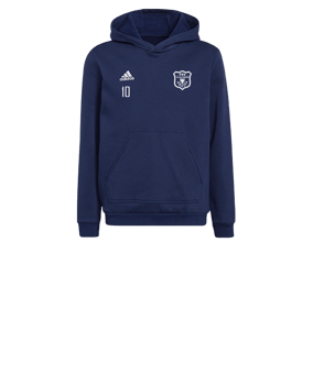 adidas Entrada 22 Hoody Kids Blau