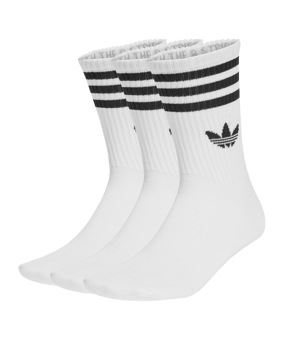 adidas Originals 3 Stripes Crew 3 Pair Socken Weiß - weiss