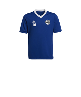 adidas Entrada 22 Trikot Kids Blau Weiss
