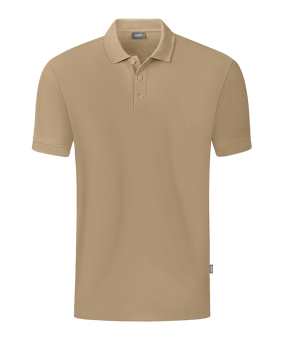 JAKO Organic Polo Shirt Kids Beige F380 - braun