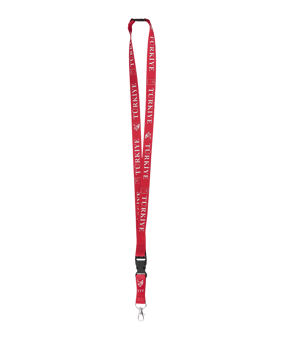 TFF Türkei Lanyard Rot - rot