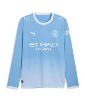 PUMA Manchester City Trikot Langarm Home 2026/2027 Blau F01 - blau